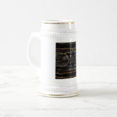 Abstraktes Israel Bierglas (Vorderseite Links)