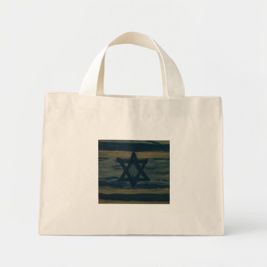 abstraktes Israel Mini Stoffbeutel (Vorne)