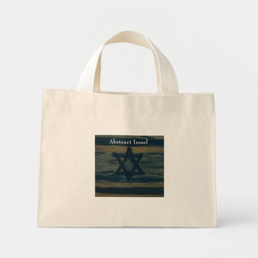 abstraktes Israel Mini Stoffbeutel (Vorne)