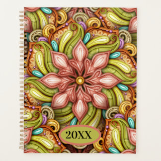 Abstraktes Jahr Planer