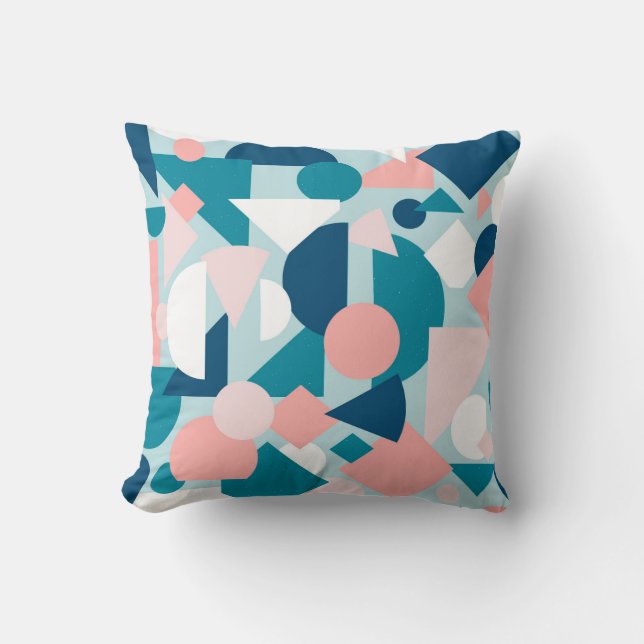 Abstraktes Jahrhundert Kissen (Vorderseite)