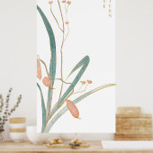 Abstraktes japanisches Design Poster (Küche)