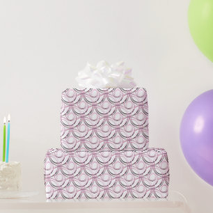 abstraktes japanisches Kreismuster Geschenkpapier