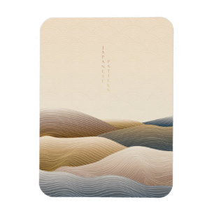 Abstraktes japanisches Muster Magnet