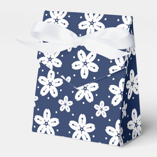 Abstraktes japanisches nahtloses Muster Geschenkschachtel (Vorderseite)