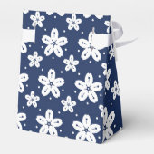 Abstraktes japanisches nahtloses Muster Geschenkschachtel (Rückseite)