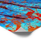 abstraktes Jesus-Poster Poster (Ecke)