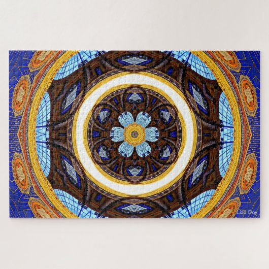 Abstraktes Jigsaw Puzzle (Horizontal)