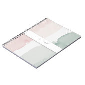 abstraktes Journal Notizblock (Linke Seite)