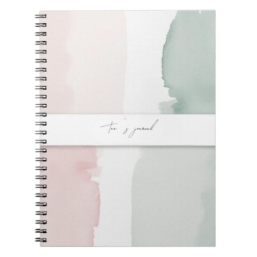 abstraktes Journal Notizblock (Vorderseite)