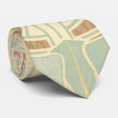 abstraktes Jugendstil-Muster Vintage Kunst Krawatte (Gerollt)