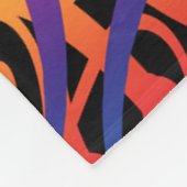 Abstraktes Jungle Fleece Blanket (Ecke)