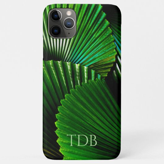 Abstraktes Jungle Leaf Lüfterdesign Case-Mate iPho iPhone Hülle (Rückseite)