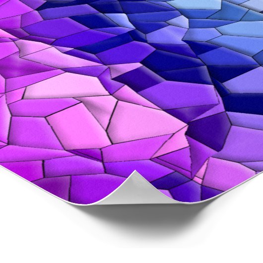 Abstraktes Kachel Poster (Ecke)