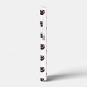 Abstraktes Kaffeepistenherz Case-Mate iPhone Hülle (Rückseite / Links)