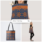 Abstraktes Kaleidoskop dunkelblau Tasche