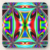 Abstraktes Kaleidoskop-Farbdesign-11438 Getränkeuntersetzer (Vorderseite)