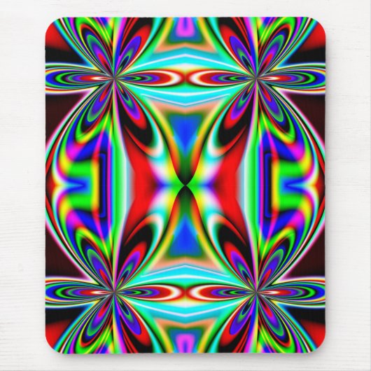 Abstraktes Kaleidoskop-Farbdesign-11438 Mousepad (Vorne)