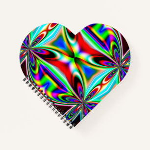 Abstraktes Kaleidoskop-Farbdesign-11438 Notizblock