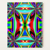 Abstraktes Kaleidoskop-Farbdesign-11438 Planer (Rückseite)