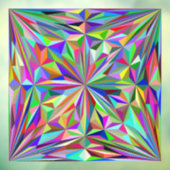 Abstraktes Kaleidoskop Fensteraufkleber (Blatt 3)