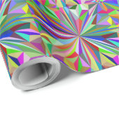 Abstraktes Kaleidoskop Geschenkpapier (Rolleneckpunkt)