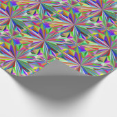 Abstraktes Kaleidoskop Geschenkpapier (Ecke)