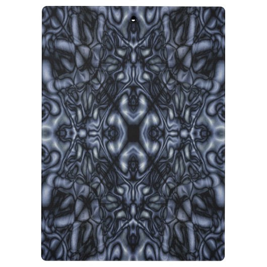 Abstraktes Kaleidoskop Klemmbrett (Rückseite)