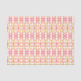 Abstraktes Kaleidoskop-Muster, rosa Gewebpapier Seidenpapier
