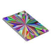 Abstraktes Kaleidoskop Notizblock (Rechte Seite)