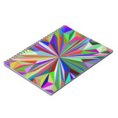 Abstraktes Kaleidoskop Notizblock (Linke Seite)
