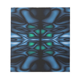 Abstraktes Kaleidoskopmuster Notizblock