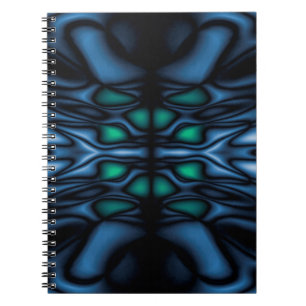 Abstraktes Kaleidoskopmuster Notizblock