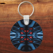 Abstraktes Kaleidoskopmuster Schlüsselanhänger (Vorderseite)