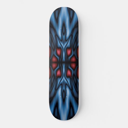 Abstraktes Kaleidoskopmuster Skateboard (Vorderseite)