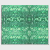 Abstraktes kaliedoscope Schildkröte des grünen Geschenkpapier (Flach)
