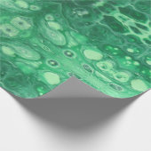 Abstraktes kaliedoscope Schildkröte des grünen Geschenkpapier (Ecke)