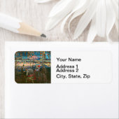 Abstraktes Kandinsky-Reitpaar farbenfroh (Insitu)