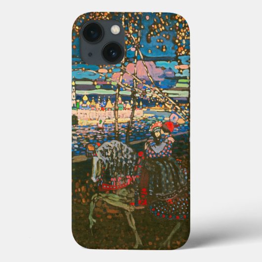Abstraktes Kandinsky-Reitpaar farbenfroh Case-Mate iPhone Hülle (Rückseite)