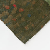 Abstraktes Kandinsky-Reitpaar farbenfroh Fleecedecke (Ecke)