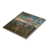 Abstraktes Kandinsky-Reitpaar farbenfroh Fliese (Seite)