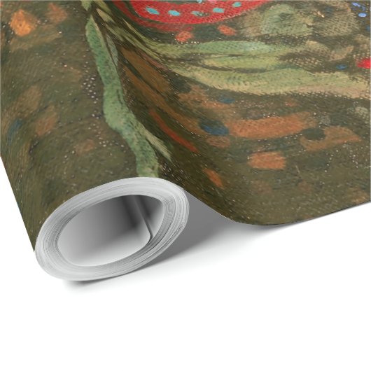 Abstraktes Kandinsky-Reitpaar farbenfroh Geschenkpapier (Rolleneckpunkt)