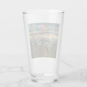 Abstraktes Kandinsky-Reitpaar farbenfroh Glas (Rückseite)