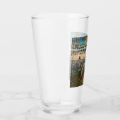 Abstraktes Kandinsky-Reitpaar farbenfroh Glas (Rechts)