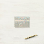 Abstraktes Kandinsky-Reitpaar farbenfroh Post-it Klebezettel (Auf Schreibtisch)