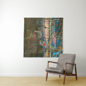 Abstraktes Kandinsky-Reitpaar farbenfroh Wandteppich (Beispiel (Horizontal))