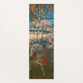 Abstraktes Kandinsky-Reitpaar farbenfroh Yogamatte (Rückseite)