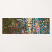 Abstraktes Kandinsky-Reitpaar farbenfroh Yogamatte (Vorderseite (Horizontal))