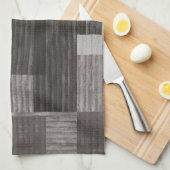 Abstraktes Kariertes Design 1 Geschirrtuch (Viertel Falte)