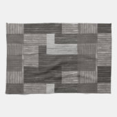 Abstraktes Kariertes Design 1 Geschirrtuch (Horizontal)